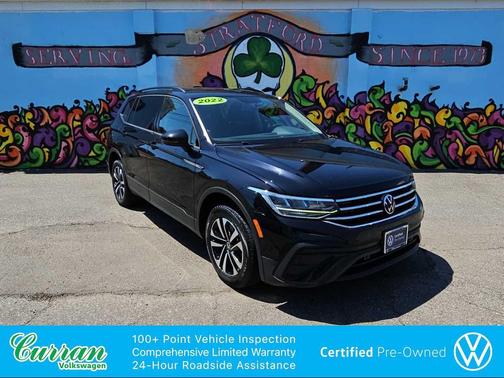 Deep Black Pearl 2022 Volkswagen Tiguan 2.0T S 4MOTION