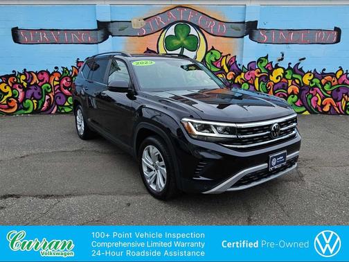 Deep Black Pearl 2023 Volkswagen Atlas 3.6L SE w/Technology