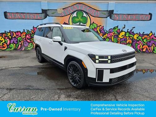 Serenity White 2024 Hyundai SANTA FE Calligraphy