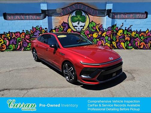 Ultimate red 2025 Hyundai SONATA N Line