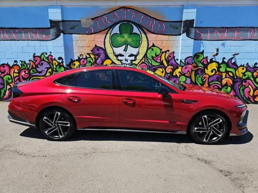 Ultimate red 2025 Hyundai SONATA N Line