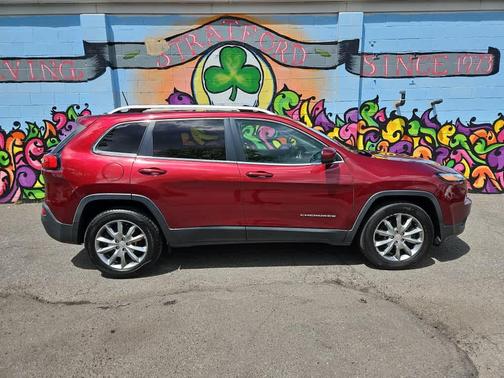 Velvet Red Pearlcoat 2018 Jeep Cherokee Limited