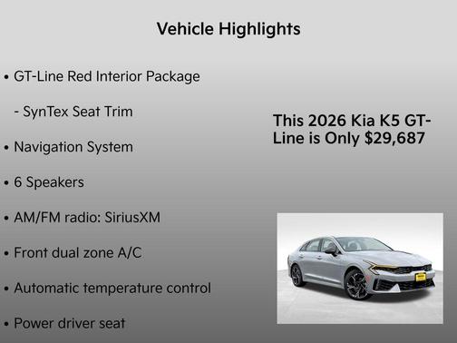 2026 Kia K5 GT-Line