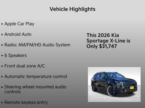 2026 Kia Sportage X-Line