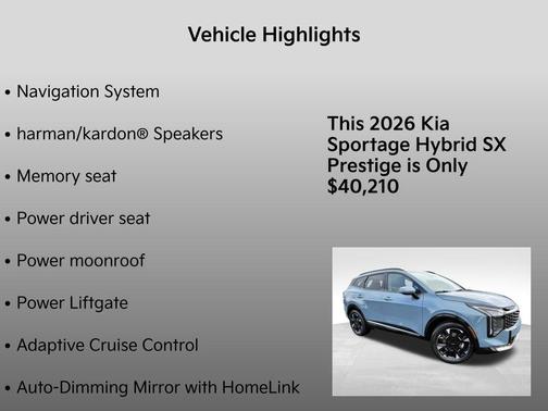 2026 Kia Sportage Hybrid SX-Prestige