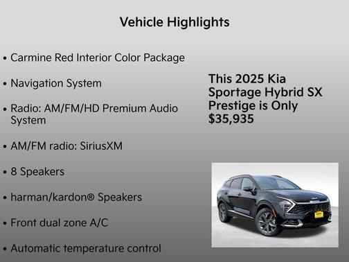 2025 Kia Sportage Hybrid SX-Prestige