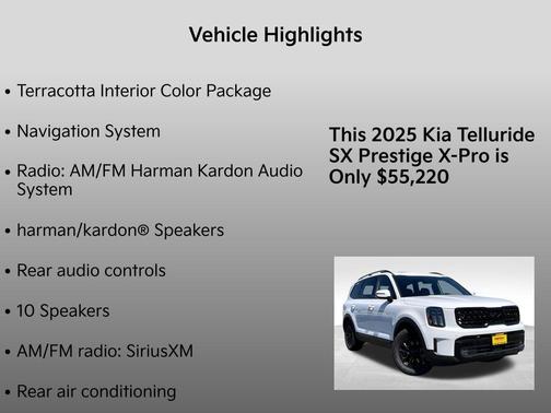 2025 Kia Telluride SX-Prestige X-Pro