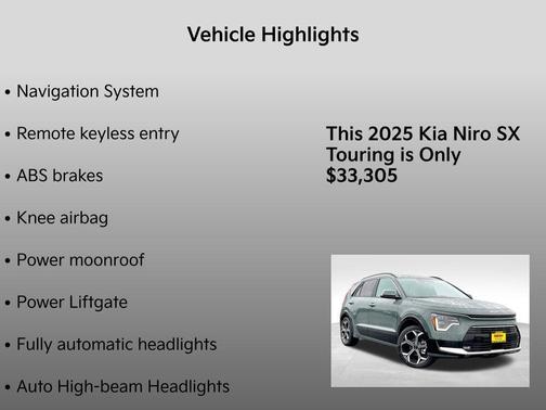 2025 Kia Niro SX Touring