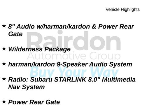 2024 Subaru Forester Wilderness