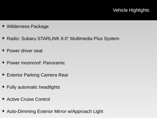 2024 Subaru Forester Wilderness