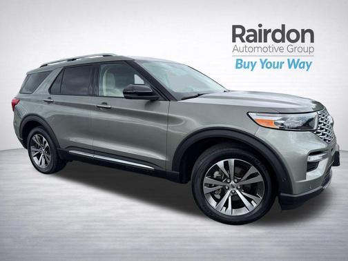 Silver Spruce Metallic 2020 Ford Explorer Platinum