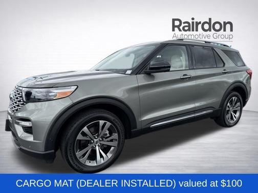 Silver Spruce Metallic 2020 Ford Explorer Platinum