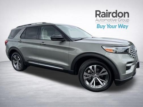 Silver Spruce Metallic 2020 Ford Explorer Platinum