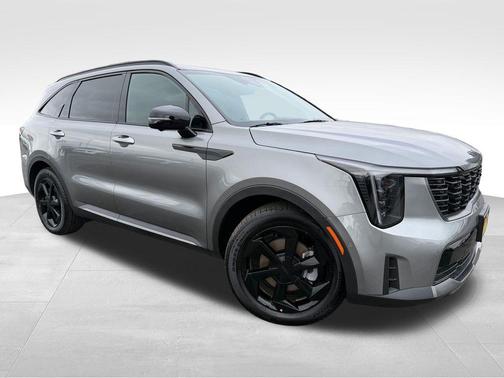 Steel Gray 2026 Kia Sorento Hybrid X-LINE SX PRESTIGE