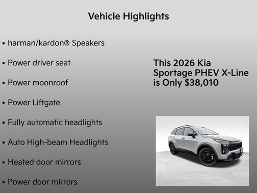 2026 Kia Sportage Plug-In Hybrid X-Line