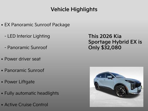 2026 Kia Sportage Hybrid EX