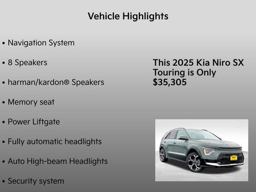 2025 Kia Niro SX Touring