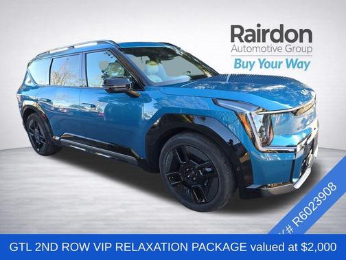 Ocean Blue 2024 Kia EV9 GT-Line