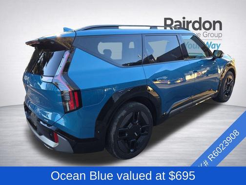 Ocean Blue 2024 Kia EV9 GT-Line