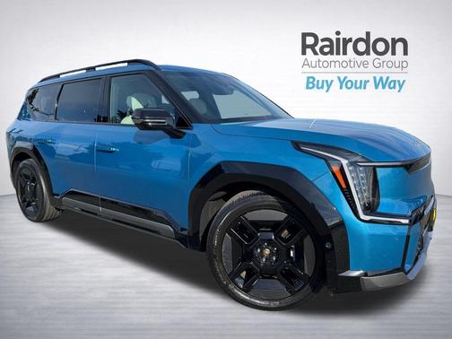 Ocean Blue 2024 Kia EV9 GT-Line