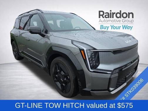 Pebble Gray 2024 Kia EV9 GT-Line