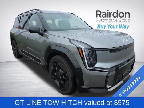 Pebble Gray 2024 Kia EV9 GT-Line