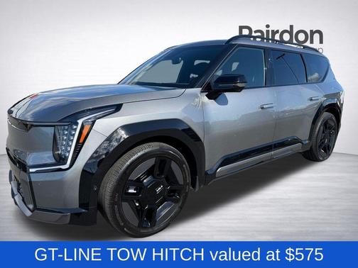 Pebble Gray 2024 Kia EV9 GT-Line