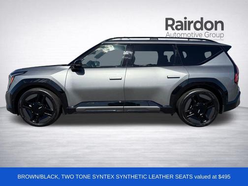 Pebble Gray 2024 Kia EV9 GT-Line