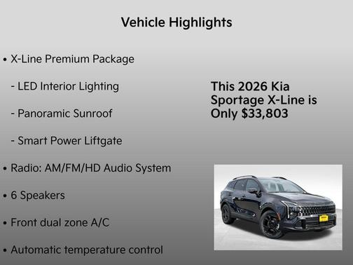 2026 Kia Sportage X-Line