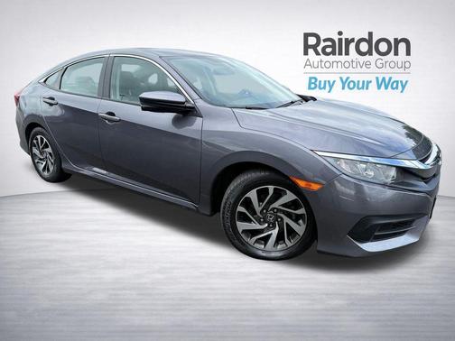 Modern Steel Metallic 2017 Honda Civic EX