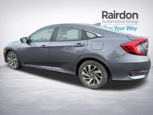 Modern Steel Metallic 2017 Honda Civic EX
