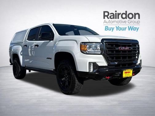 Summit White 2022 GMC Canyon AT4 w/Leather