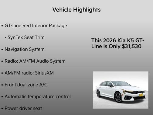 2026 Kia K5 GT-Line