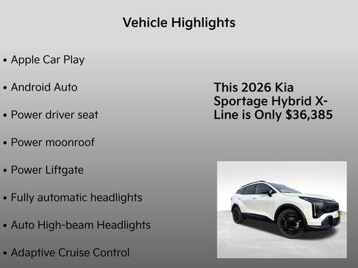 2026 Kia Sportage Hybrid X-Line