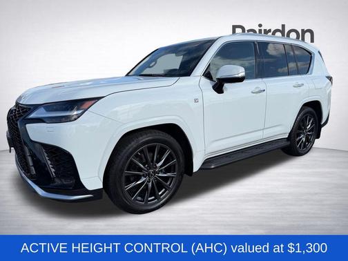 Ultra White 2023 Lexus LX 600 F SPORT