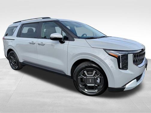 Ceramic Silver 2026 Kia Carnival Hybrid EX