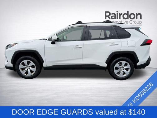 Super White 2019 Toyota RAV4 LE