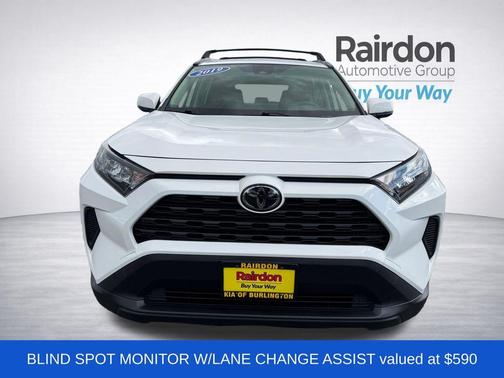 Super White 2019 Toyota RAV4 LE