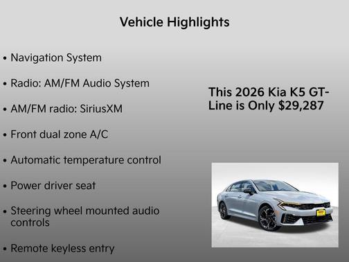 2026 Kia K5 GT-Line