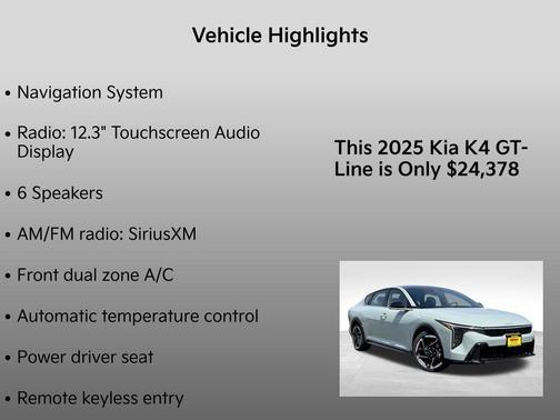 2025 Kia K4 GT-Line