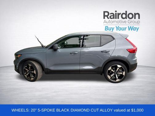 Thunder Gray Metallic 2020 Volvo XC40 T5 Momentum