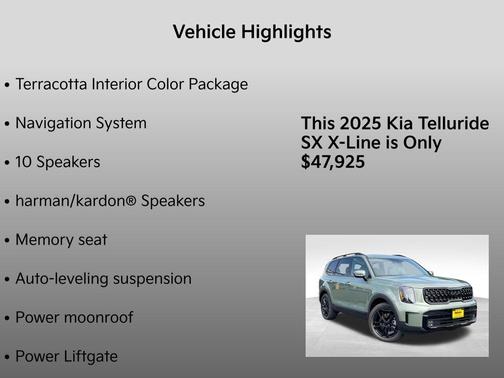 2025 Kia Telluride SX X-Line