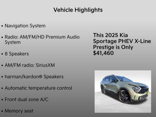2025 Kia Sportage Plug-In Hybrid X-Line Prestige