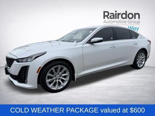 Crystal White Tri-Coat 2020 Cadillac CT5 Luxury AWD