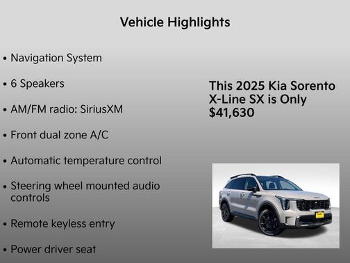 2025 Kia Sorento X-Line SX