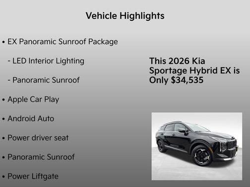 2026 Kia Sportage Hybrid EX