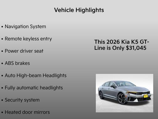 2026 Kia K5 GT-Line