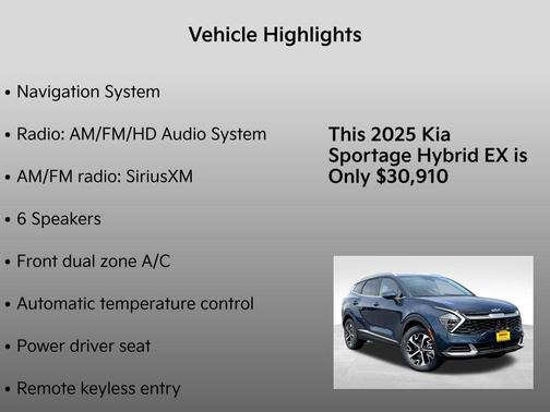 2025 Kia Sportage Hybrid EX