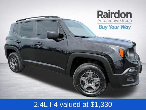 Black 2017 Jeep Renegade Sport