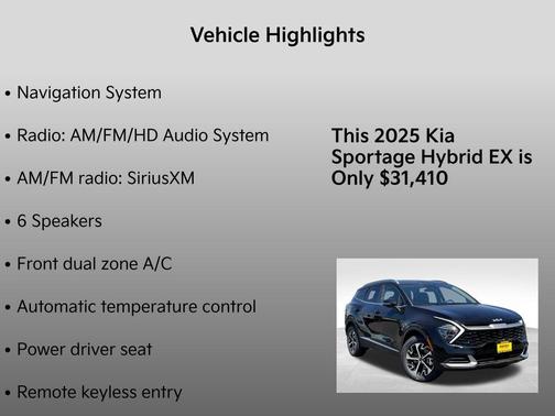 2025 Kia Sportage Hybrid EX